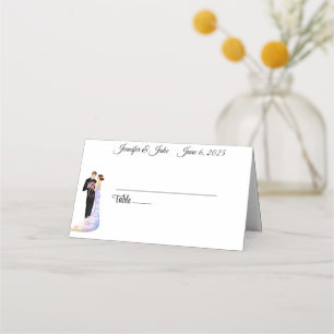 Name des Hochzeitskopfes Platzkarte
