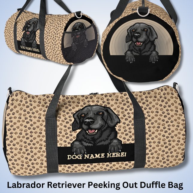 Name des Hundes oder Ihr Name, Labrador Retriever  Duffle Bag (Von Creator hochgeladen)
