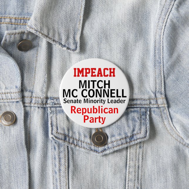 NAME DES IMPeach Mc Connell Senat Button (Beispiel)