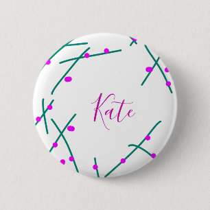 Name des Kirschbaums im Boho-Retro-Landhausstil in Button