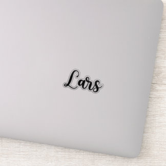 Name des Lars - Handgeschriebene Kalligrafie Aufkleber