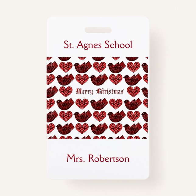 Name des Lehrers der skandinavischen Stilschule Ausweis (Vorderseite)