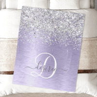 Name des lila gebürsteten Metalls Silber Glitzer M