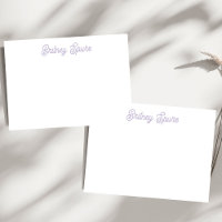 Name des Lila Monogramms für den personalisierten 