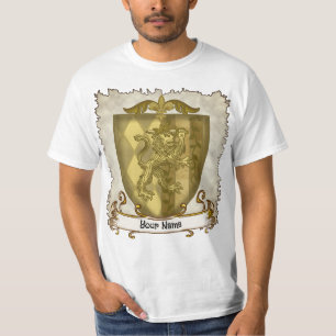 Name des Lion Shield-Familienwappens T-Shirt