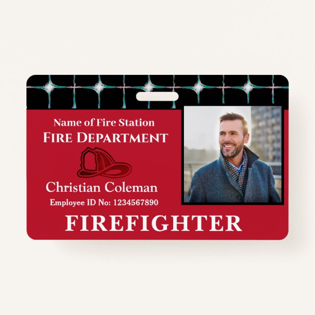 Name des Logos Bar für das Foto der benutzerdefini Ausweis (Vorderseite)