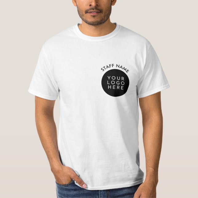 Name des Logos für doppelseitige benutzerdefiniert T-Shirt (Vorderseite)
