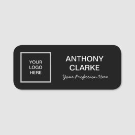 Name des Logos Minimalistisch klassisch Namensschild