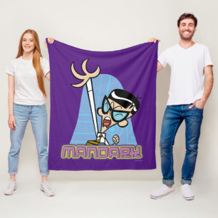 Name des Mandarks Graphic Fleecedecke