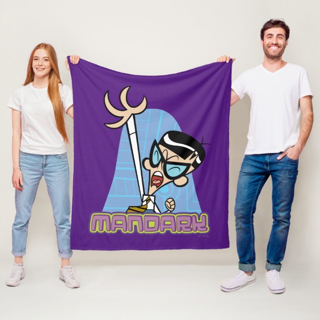 Name des Mandarks Graphic Fleecedecke (Beispiel)