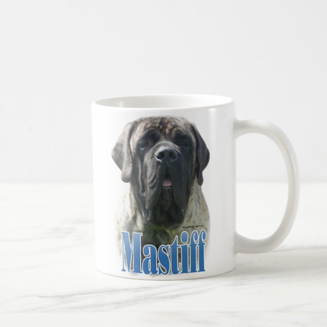 Name des Mastiffs (Blinde) Tasse (Rechts)