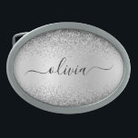 Name des Metalls für Silver Glitzer Monogram Moder Ovale Gürtelschnalle<br><div class="desc">Silber Imitate Foil Metallic Sparkle Glitzer gebürstetes Metall Monogramm Name Gürtel Verschluss. Das macht den perfekten Abschluss,  süß 16 16.,  18.,  21.,  30.,  40.,  50.,  60.,  70.,  80.,  90.,  100. Geburtstag,  Hochzeit,  Brautparty,  Jubiläum,  Babydusche oder Junggeselinnen-Abschied Geschenk für jemanden,  der Luxus und Chic Stil Lieben glänze.</div>