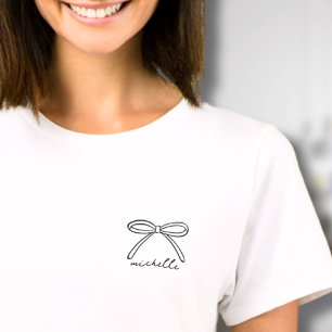 Name des Minimalistischen Handzeichens T-Shirt
