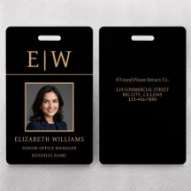 Name des Mitarbeiters Black Gold Foto Corporate Wo