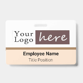 Name des Mitarbeiters des horizontalen Logos Ausweis