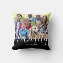 Name des modernen Fotos Kissen