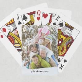 Name des modernen Fotos Spielkarten