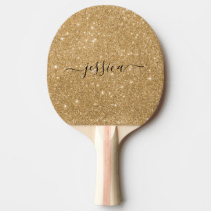 Name des modernen Golden Glitzer Tischtennis Schläger
