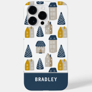 Name des modernen Minimalistischen Hauses Wasserfa Case-Mate iPhone 14 Pro Max Hülle