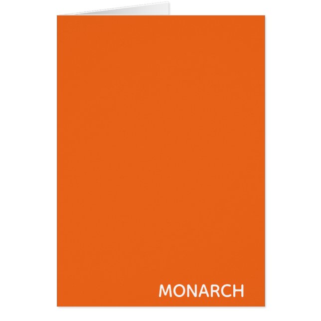 Name des Monarchschmetterlings orange (Vorne)