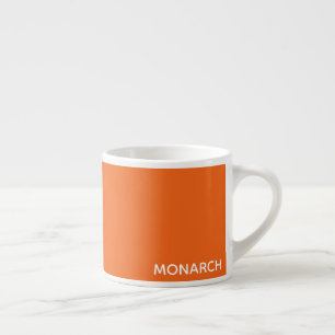 Name des Monarchschmetterlings orange Espressotasse