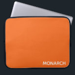 Name des Monarchschmetterlings orange Laptopschutzhülle<br><div class="desc">Name des Monarchschmetterlings orange</div>
