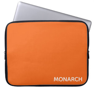 Name des Monarchschmetterlings orange Laptopschutzhülle