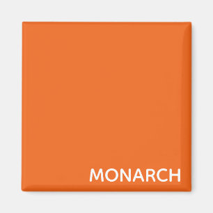 Name des Monarchschmetterlings orange Magnet