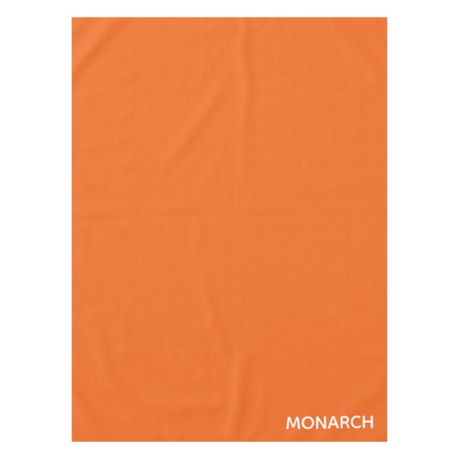 Name des Monarchschmetterlings orange Tischdecke (Vorderseite)