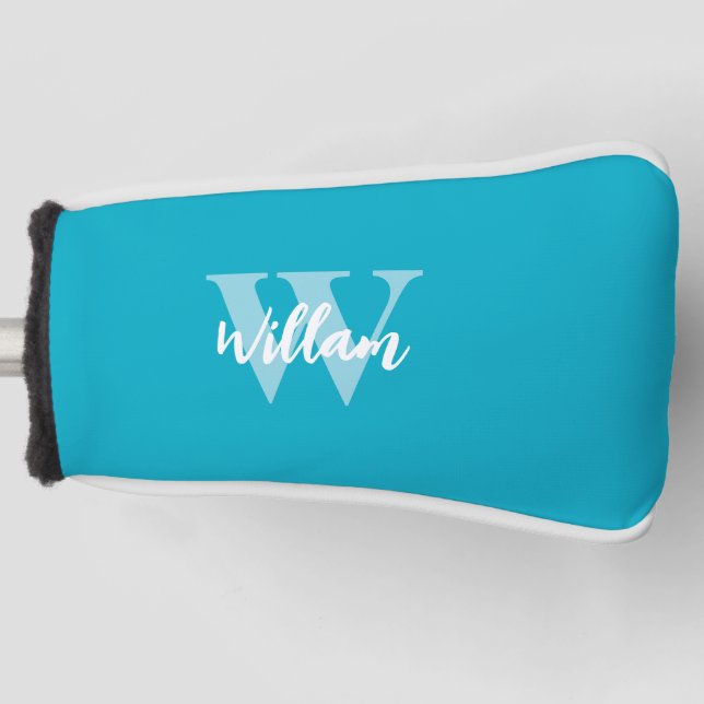 Name des Monogram-Skripts Golf Headcover (Vorderseite)