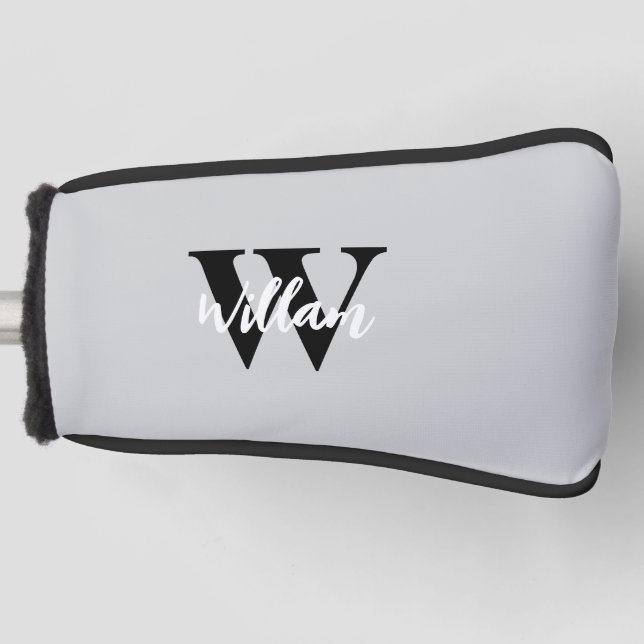 Name des Monogram-Skripts Golf Headcover (Vorderseite)