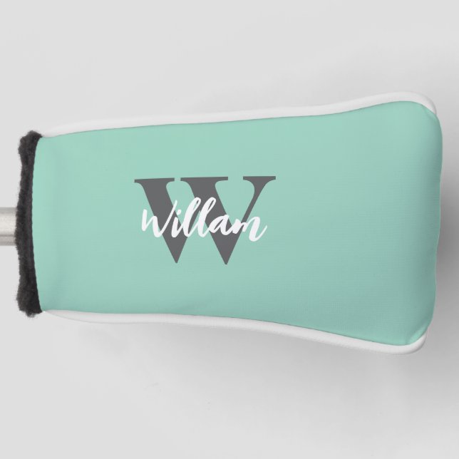 Name des Monogram-Skripts Golf Headcover (Vorderseite)