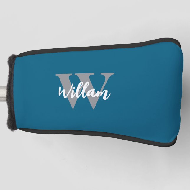Name des Monogram-Skripts Golf Headcover (Vorderseite)