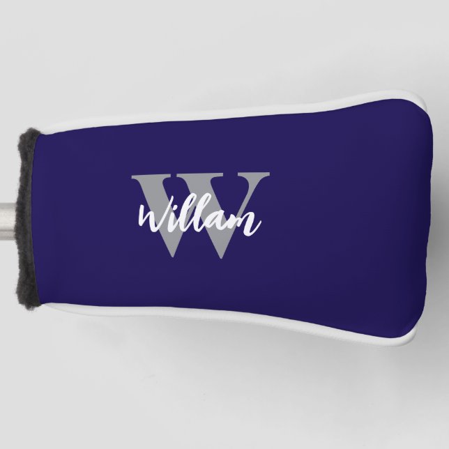 Name des Monogram-Skripts Golf Headcover (Vorderseite)