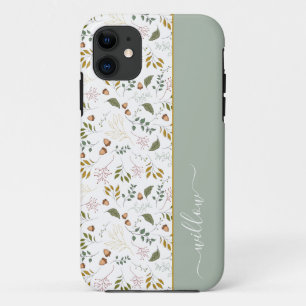 Name des Monogrammes aus dem Herbst modern Case-Mate iPhone Hülle