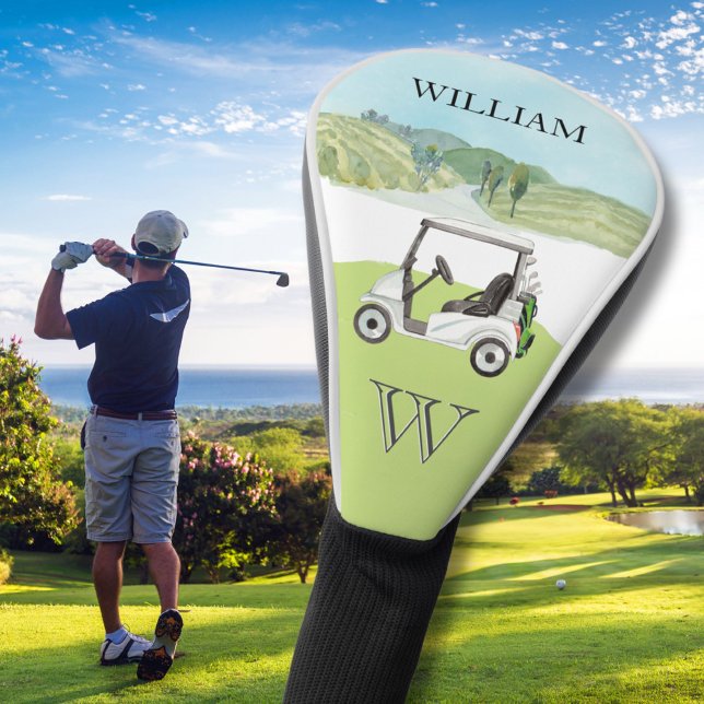 Name des Monogrammes des benutzerdefinierten Kartk Golf Headcover (Von Creator hochgeladen)