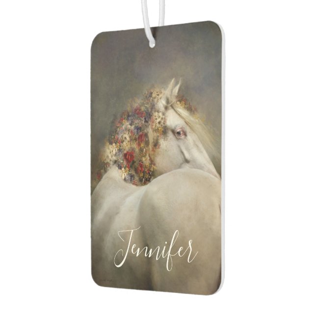 Name des Monogramms des White Horse Boho Autolufterfrischer (Links)
