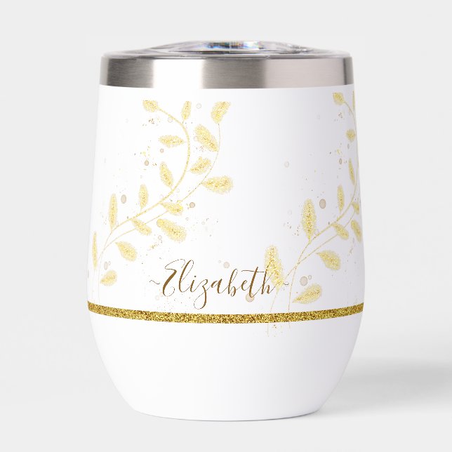 Name des Monogramms für den Elegangolden Glitzer (Vorderseite)