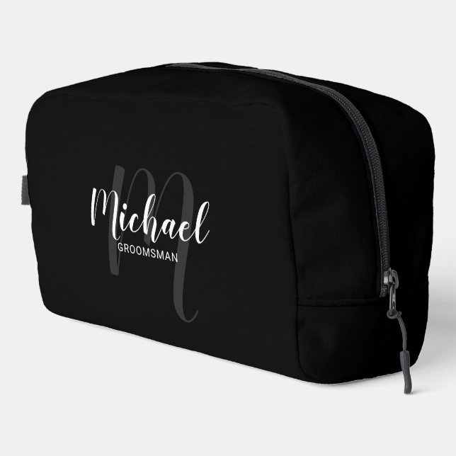 Name des Monogramms für den Personalisierten Trauz Waschbeutel (Rechte Ecke)