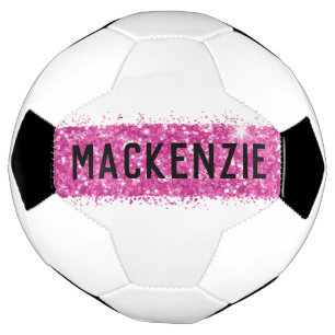 Name des Monogramms für den rosa Streifen Personal Fußball