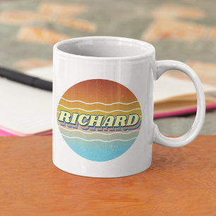 Name des Monogramms für den Vintagen Anfangsbuchst Kaffeetasse