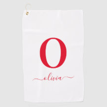 Name des Monogrammskripts Personalisiert weiß und