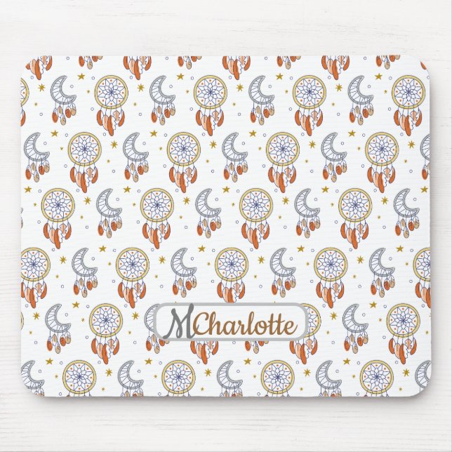 Name des Musters für das Muster Retro Whimsical Mousepad (Vorne)