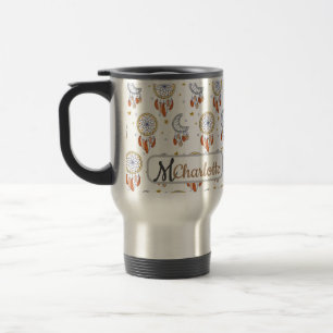 Name des Musters für das Muster Retro Whimsical Reisebecher