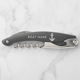 Name des Nautic Anchor Boats Modern Custom Kellnermesser