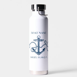 Name des Nautic Anchor Boats Trinkflasche