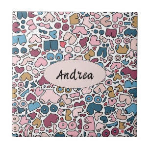 Name des neutralen Brustmusters Fliese