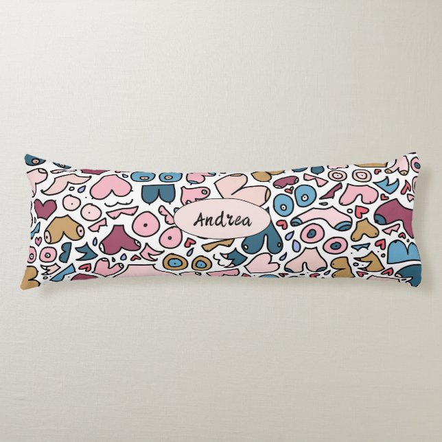 Name des neutralen Brustmusters Seitenschläferkissen (Vorderseite)