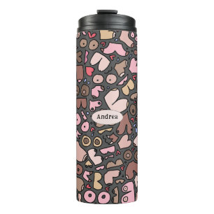 Name des neutralen Brustmusters Thermosbecher