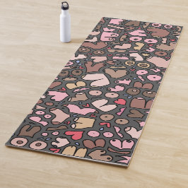Name des neutralen Brustmusters Yogamatte